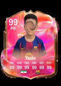 تابلو کارت اکو با عکس شخصی | طراحی اختصاصی نستورلند | تابلو کلکسیونی فوتبالی 6 شط3