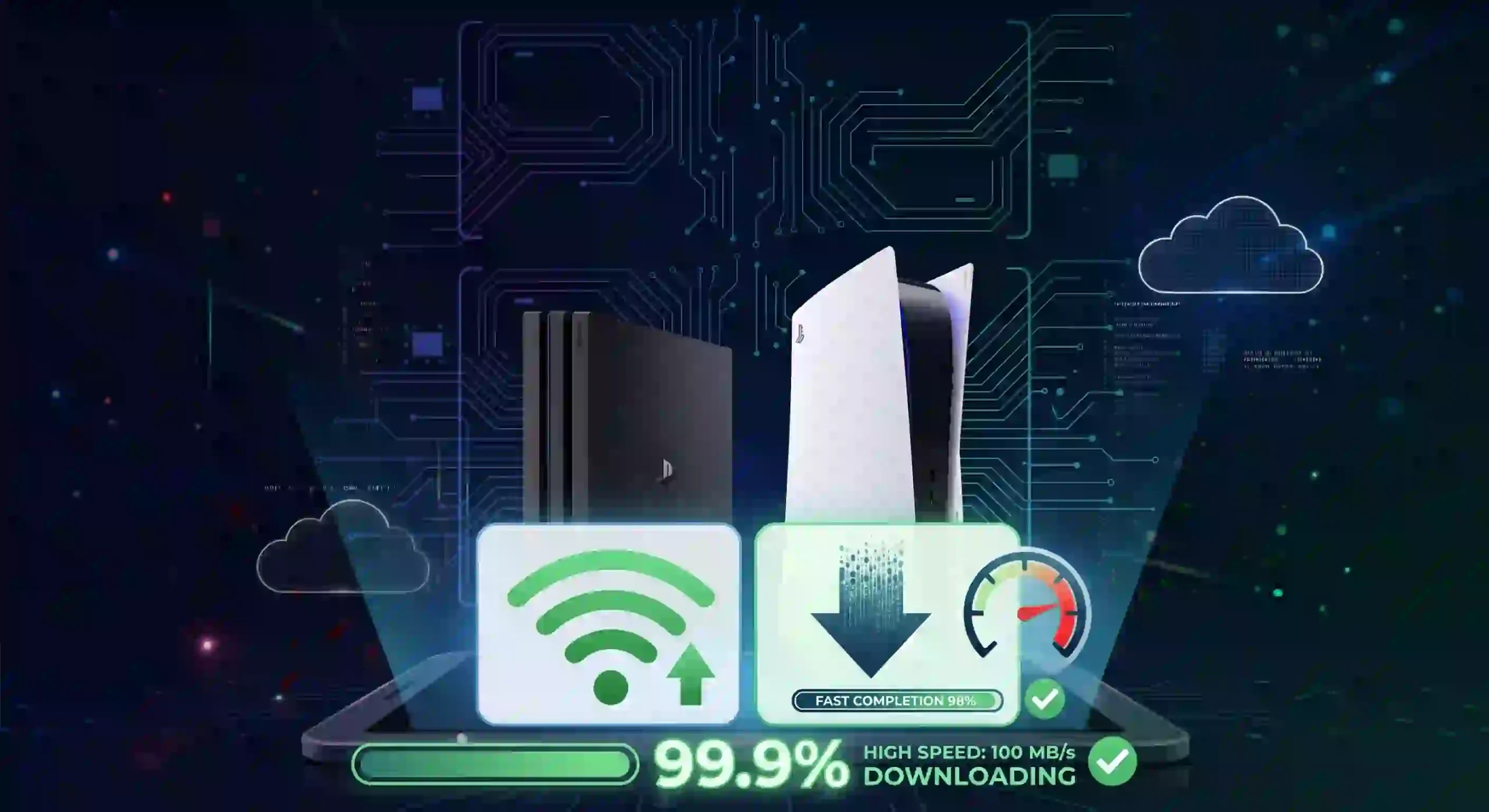 آموزش قطعی افزایش سرعت دانلود PS4، PS5