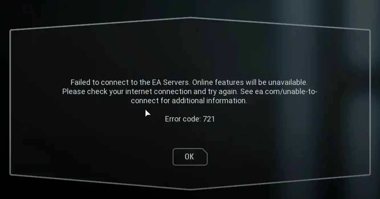 featured image how to fix ea or star wars battlefront 2 error code 721